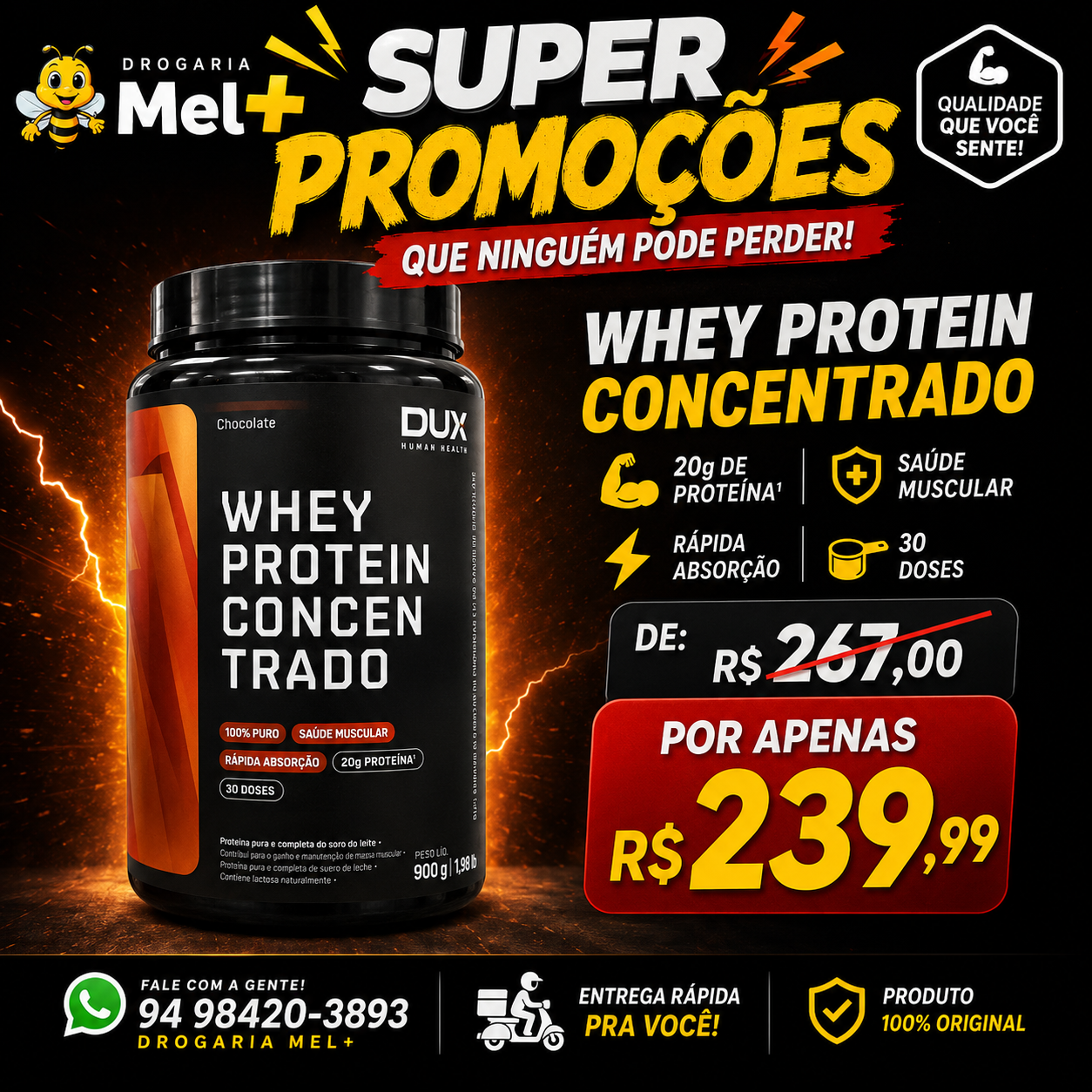 Whey proteína Dux