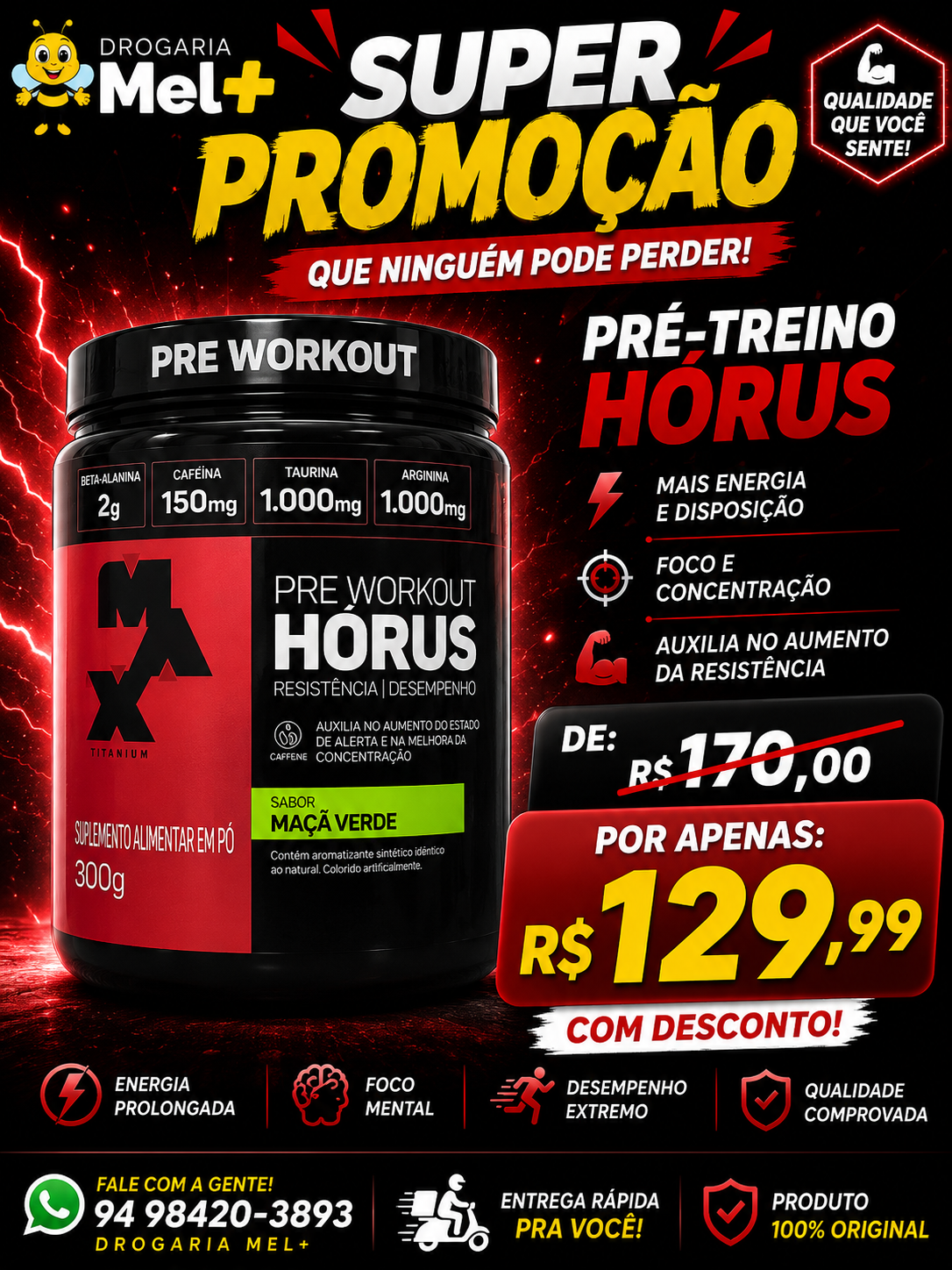 Pré treino HORUS